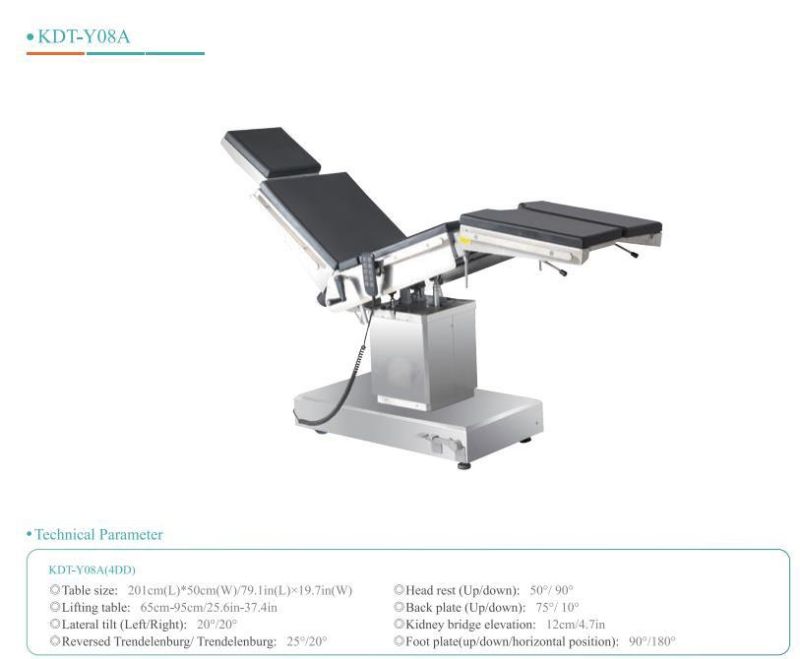 Hot Selling Products Hospital Medical Electro-Hydraulic Operating Table