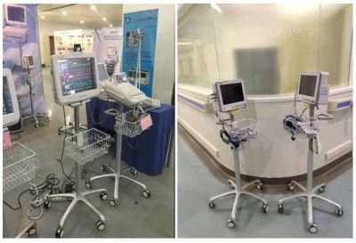 Multifunction Hospit Nursing Trolley Patient Monitor Instrument Equipment Hospital Trolley