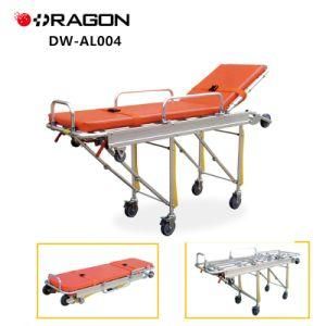 Dw-Al004 Medical Lightweighted Automatic Folding Ambulance Stretcher Trolley