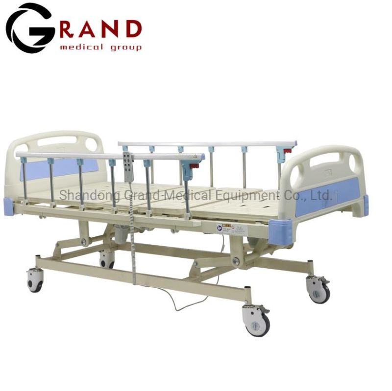 Buy China Factory 3 Function Electric Made Hospital Furniture Medical Equipment Adjustable Hospital Bed Medical Patient Nursing Bed in Stock