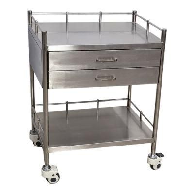 Mn-SUS050 Stainless Steel Computer Height Adjustable Instrument Trolley