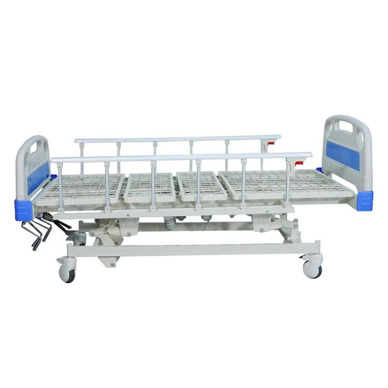 N01 Multi Function Hospital Manual Medical Patient Bed/Clinic Nursing Bed with Castors