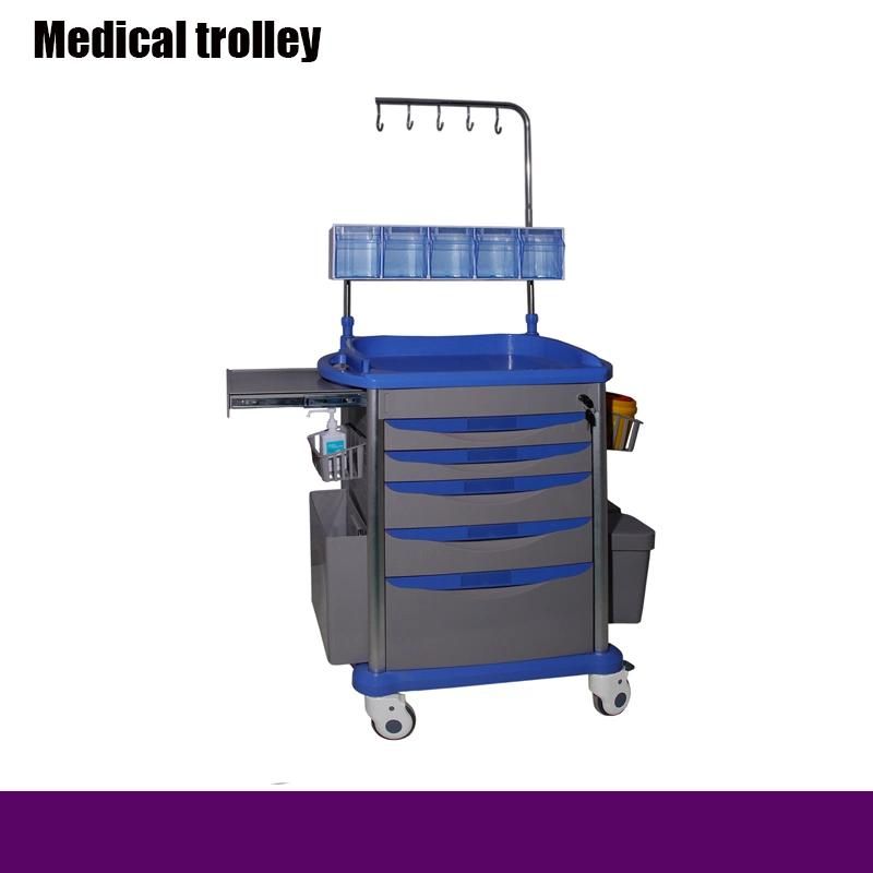 Hospital Ward Room ABS Trolley Patient Nursing Cart