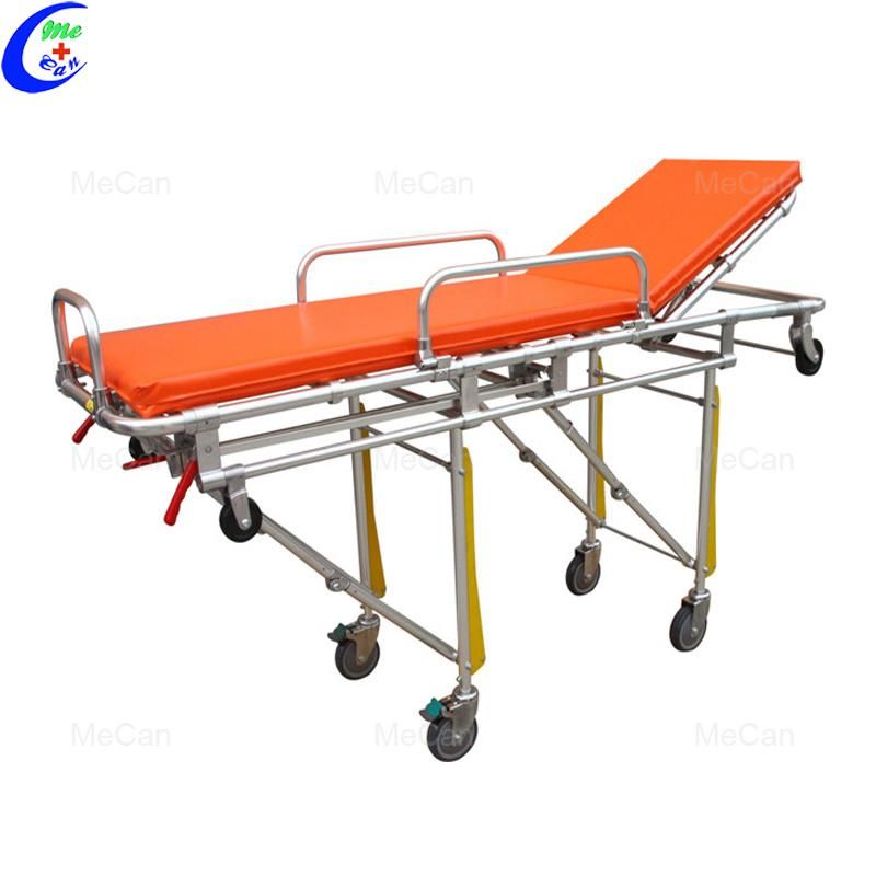 Hospital Furniture Patient Emergency Stretcher, Aluminum Loading Ambulance Stretcher