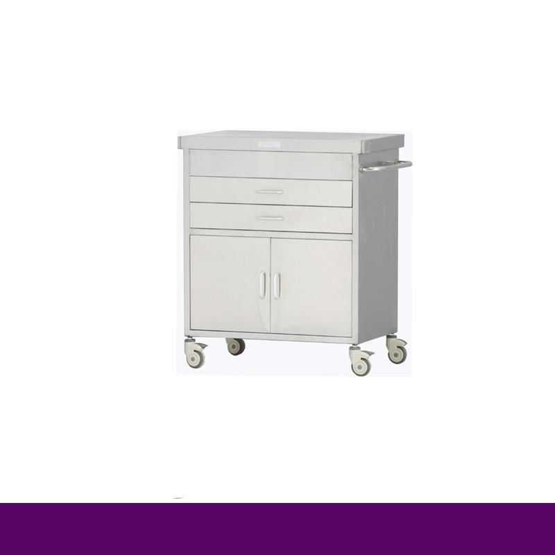 Neatly Made Medical Carts Stainless Steel Hospital Trolley