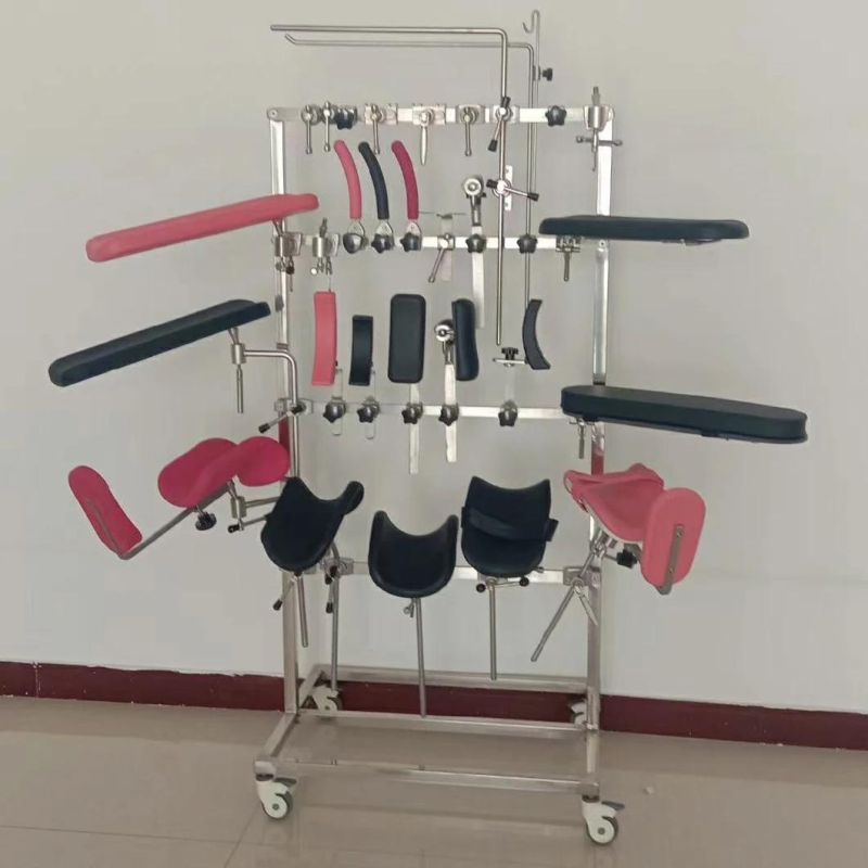 Operating Table Leg Frame/Obstetric Surgical Table Parts Leg Holder/Gynecological Table Parts