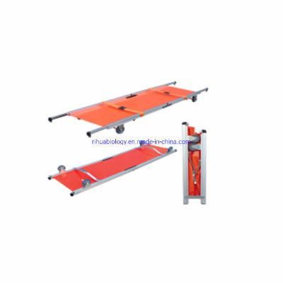 Hospital Folding Aluminum Alloy Stretcher for Hospitals Gyms Ambulances