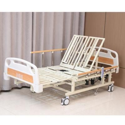 Medical Rotatable Electric Home Care Bed Metal Patient Used Bed Multi-Functional Home Nursing Bed Electric Control