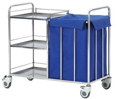 Hf-16 Cart Type Mobile Advanced Stainless Steel Treatment Trolley with High Quality