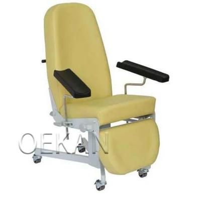 Hospital Movable Hand Controling Adjustable Chair