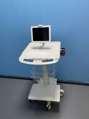 Medical Mobile Trolley Stainless Steel for ECG Monitor