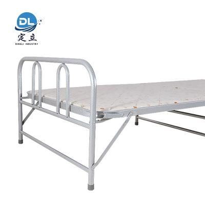 Hospital Medical Equipment Flat Iron Single Bed