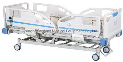 Shuaner ABS Headboard Five Function Medical Electric Hospital Bed for Patient