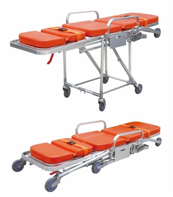 Aluminum Alloy First-Aid Ambulance Chair Stretcher Used in Emergency.