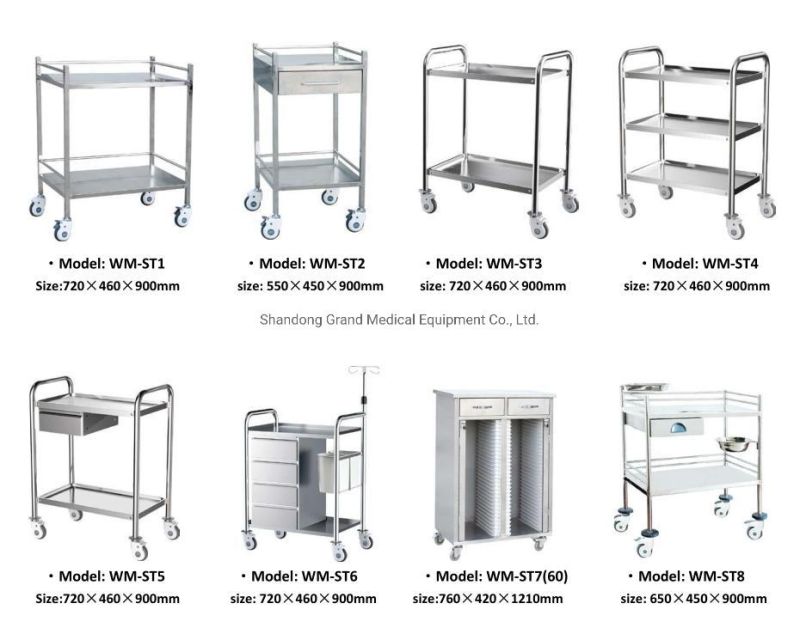 Grand Hospital Emergency Transport Stretcher Bed Ambulance Stretcher for Hospital Patients