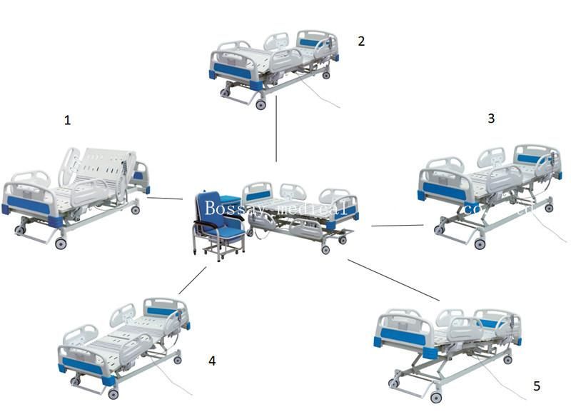 Five Function Electric Hospital Bed