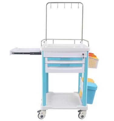 Hospital Clinic Cart Movable Medicine Transfusion Trolley