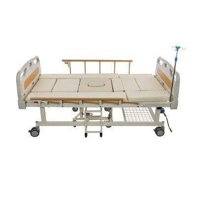 Wholesale Folding Manual 5 Functions Medical Adjustable Nursing Bed