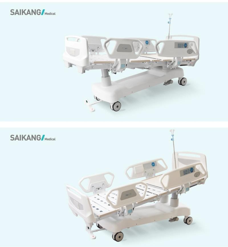 Sk002-9 Electric Five Functions Adjustable Rehabilitation Patient Hospital Care Bed