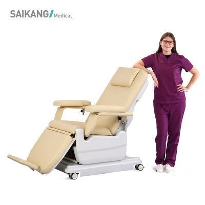 Ske-131 Saikang Professional Movable 2 Function Adjustable Hospital Patient Electric Reclining Dialysis Chair