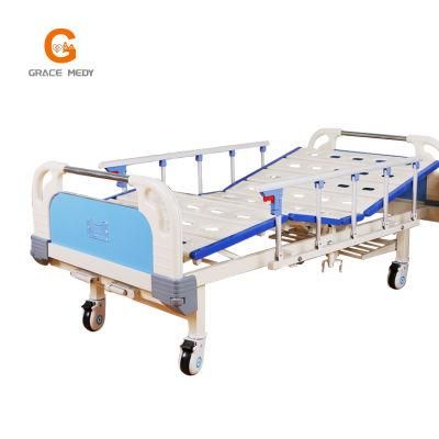 A09-1 ABS Two Functions Lifting Medical Bed Two-Crank