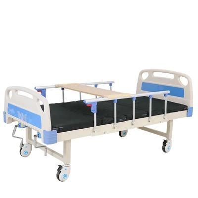 Hot Sale Two Crank Hospital Medical Nursing Bed Manual Patient Bed