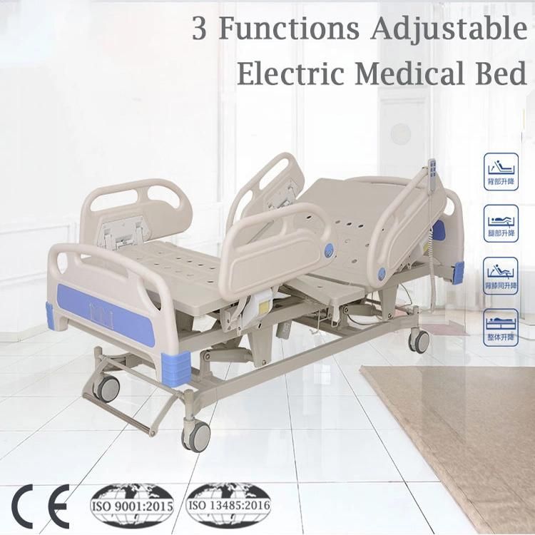 CE ISO Approved 3 Functions ICU Electric Hospital Bed