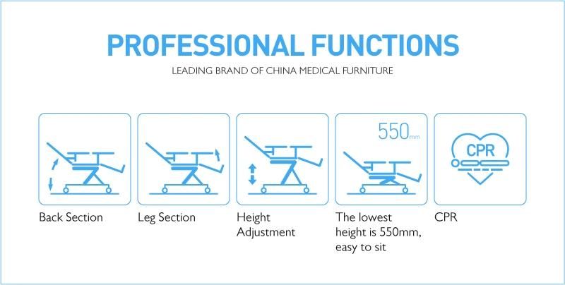 Ske-180 Saikang EEG Chair ECG Chair Comfortable Hospital 3 Function Adjustable Electric Reclining Dialysis Chair Price