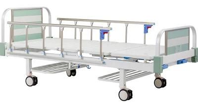 Adjusted Double Crank Manual Hospital Functional Bed
