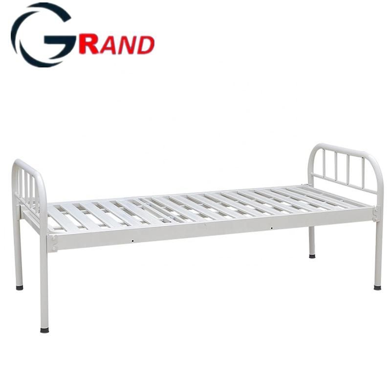 Cheap Simple Single Manual Bed for Metal Headboard Mesh Clinic Hospital for Hospital Equipment