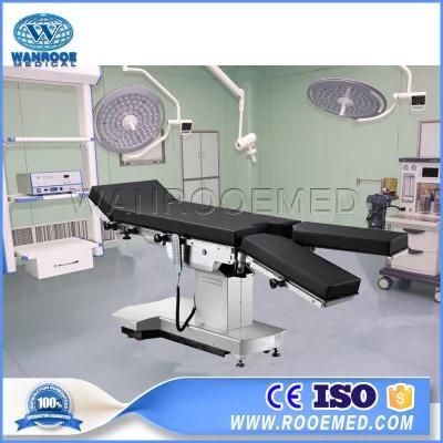 Hospital Surgical Electric Hydraulic Neurosurgery Operation Table with C-Arm Compatible Table Top