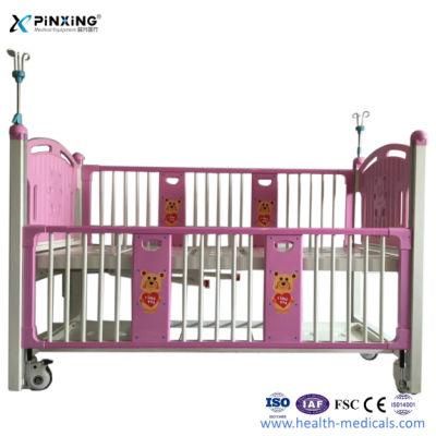 Economic Hospital Appliance Multi-Function Child Pediatric Bed with Casters