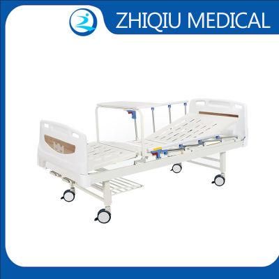 Hospital Furniture Manufacturer Supplies Good Price 2 Cranks Bed