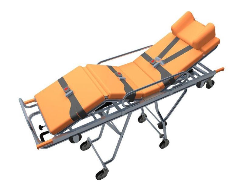 Hot Sales Ambulance Emergency Strecher Folding Stretcher