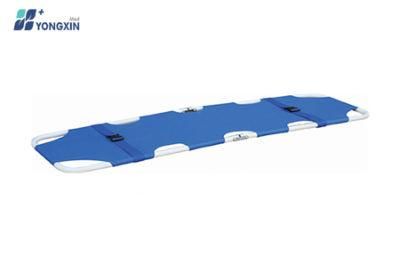Yxz-D-A2 Steel Medical Foldaway Stretcher, 2 Fold Stretcher with Safety Belts
