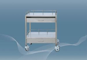 Hospital / Ward Medical Stainless Steel Portable Trolley
