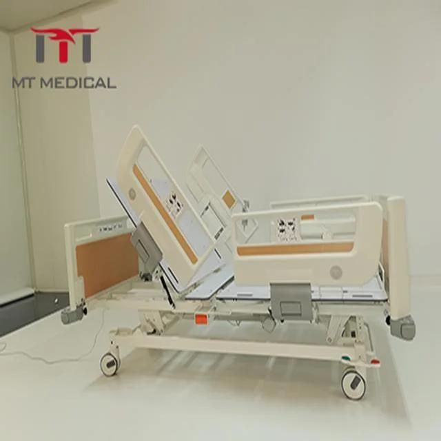 5-Function Good Price Luxury Electric Adjustable Patient Bed for ICU