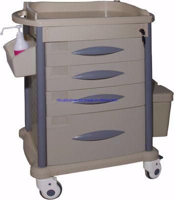 Hospital New Innovative Products Concise Sealed Trough Type Drug Cart