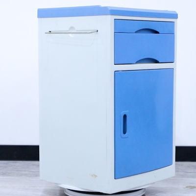 Hot Sale Hospital Furniture ABS Bedside Locker with Wheels