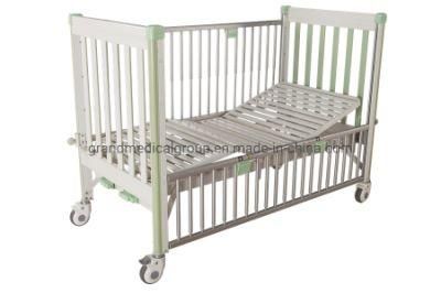 Medical Bed Hospital Bed High Quality Double Cranks Two Functions Aluminum Alloy Hospital Children Bed