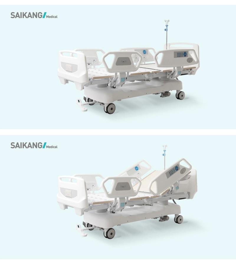 Sk002-9 Cheap Hospital Care Adjustable Folding Bed Frame