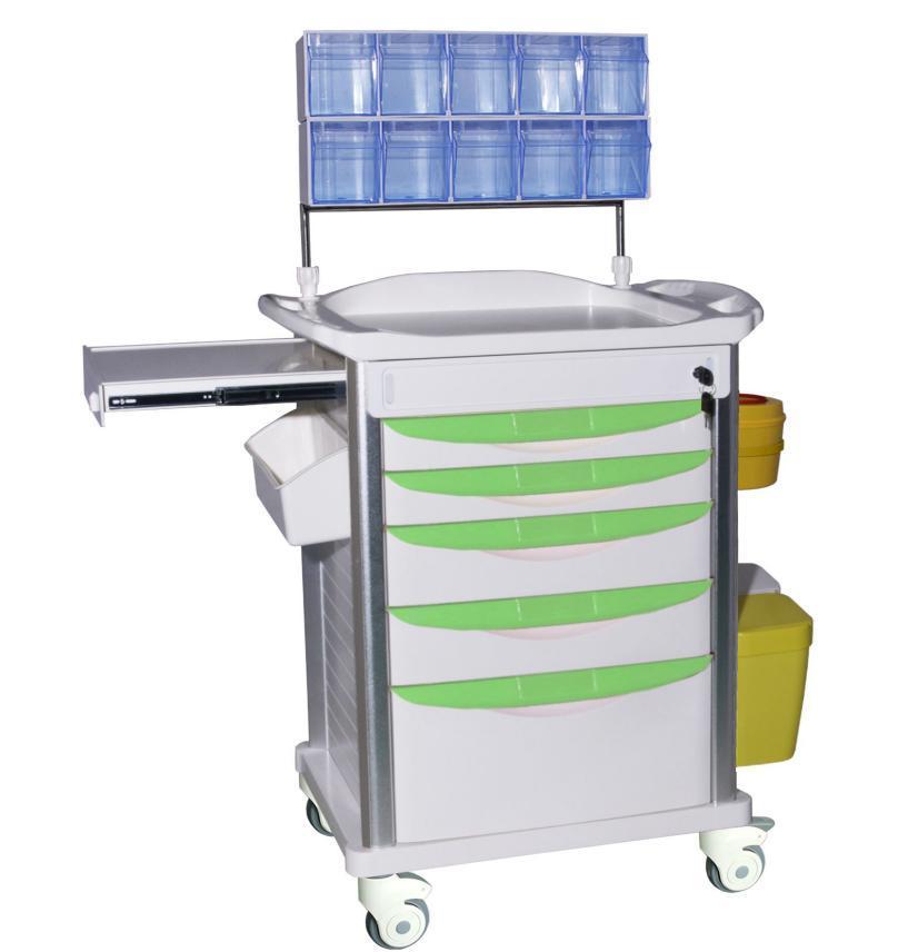 Medical Cart Medical Trolley Surgical Trolley with Drawers Medical Furniture Hospital Supply Anesthesia Cart Related Cart Trolley Surgical Instrument