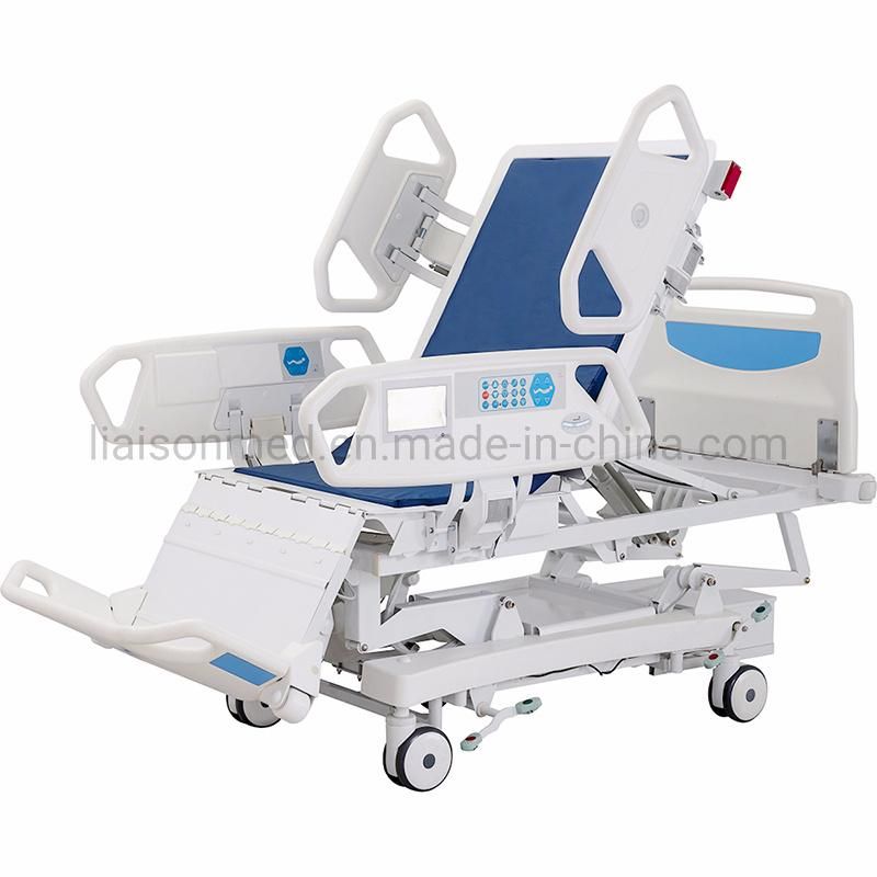 Mn-Eb001 8 Function Hospital Medical Cardiac Chair Position ICU Bed with Scales Patient Bed