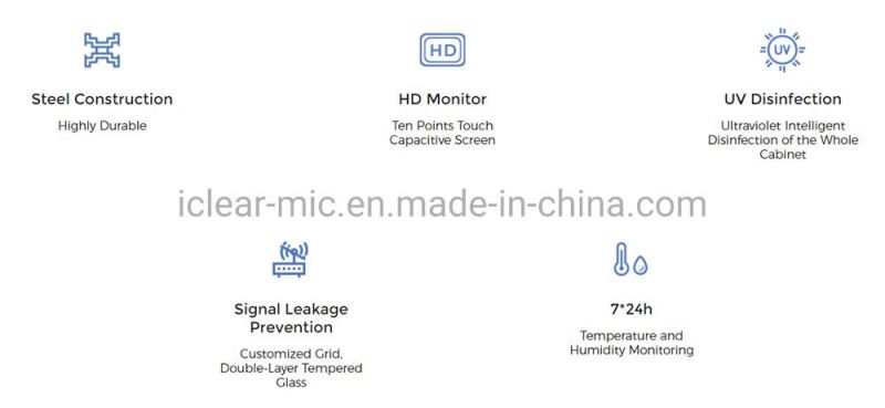 Hospital Intelligent UHF RFID Medical Material Cabinet