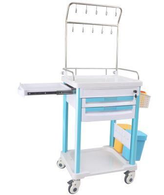 IV Pole Hospital Infusion / Transfuse Cart / Trolley