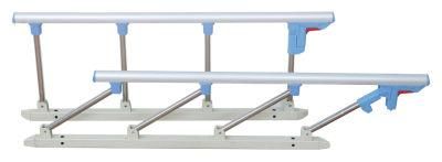 Four Column Aluminum Side Rail for Manual Hospital Bed with CE Aprove