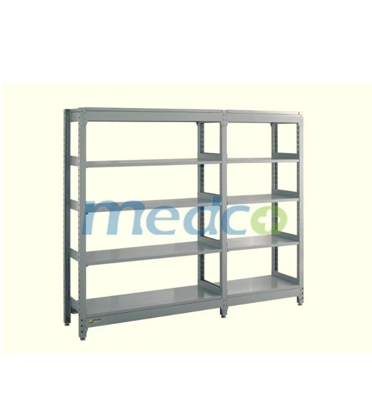 Hospial Furniture 4 Layers Metal Shelf Stainless Steel Cupboard