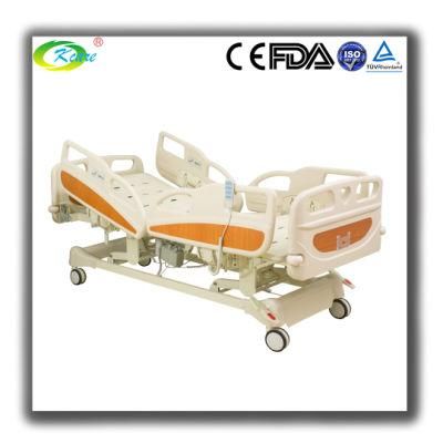Hospital Care Medical Bed Camas Hospitalares Eletricas Adjustable Electrical Nursing Bed with 3 Functions
