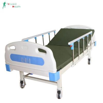 Hospital Furniture Single Crank Medical ICU One Function Hospital Bed ICU Nursing Bed