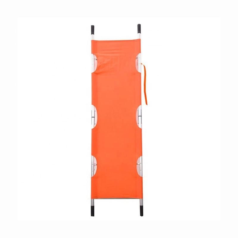 Orange Aluminum Folding Stretcher High Quality Litter Hand Frame